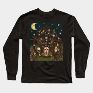 Wicca Occult Pagan Hecate Long Sleeve T-Shirt